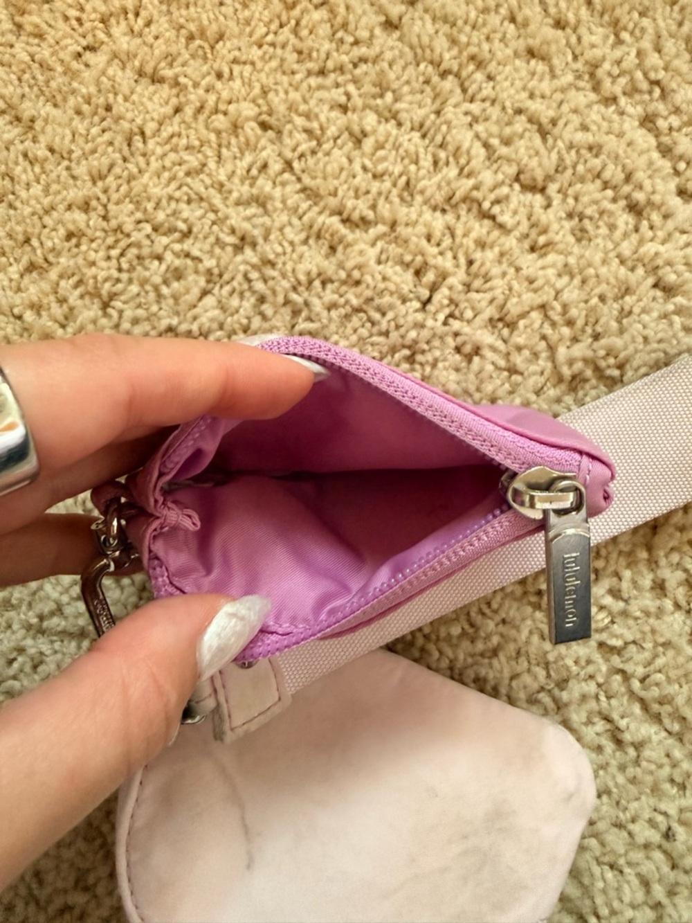 lululemon athletica Pink and Light Pink Dual Wristlet Pouches - Picture 4 of 4